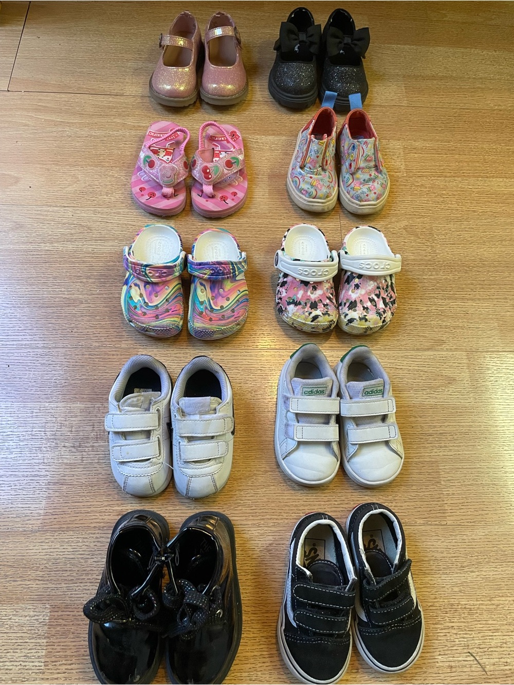 Toddler Size 5C Vans, Nike, Adidas, Crocs, Old Navy, Cat & Jack, Peppa Pig